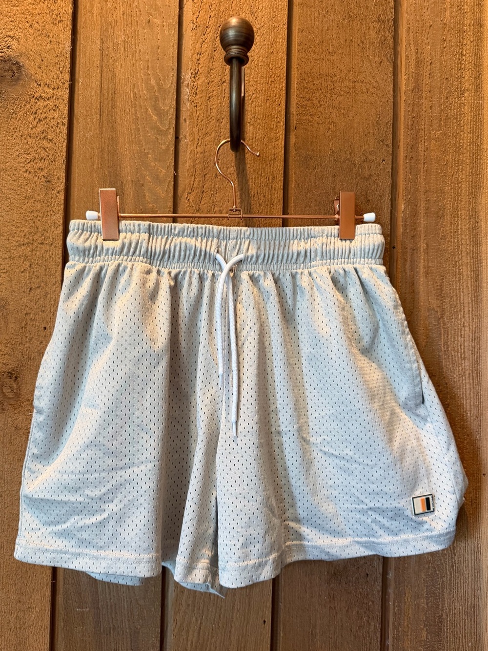 Jack’s Athletics Light Gray Mesh Drawstring Shorts